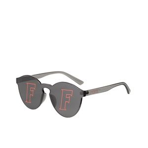 PINK Victoria's Secret Gray Sunglasses with Red Accents